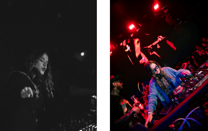 Manuela Medina ha llevado su propuesta como DJ a grandes escenarios de la música urbana en Colombia.