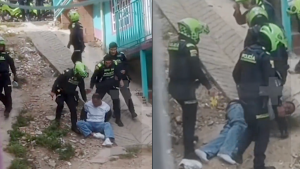 Donovan Balanta murió tras un procedimiento policial en el barrio Caracolí, Ciudad Bolívar. FOTOS: vía X ()