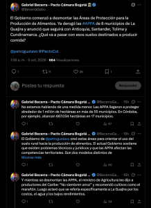 Gabriel Becerra, vía X