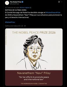 Navy Pillay - Nobel de Paz
