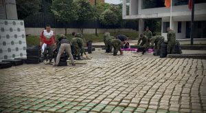 Incautación de cocaína hecha por la fuerza pública